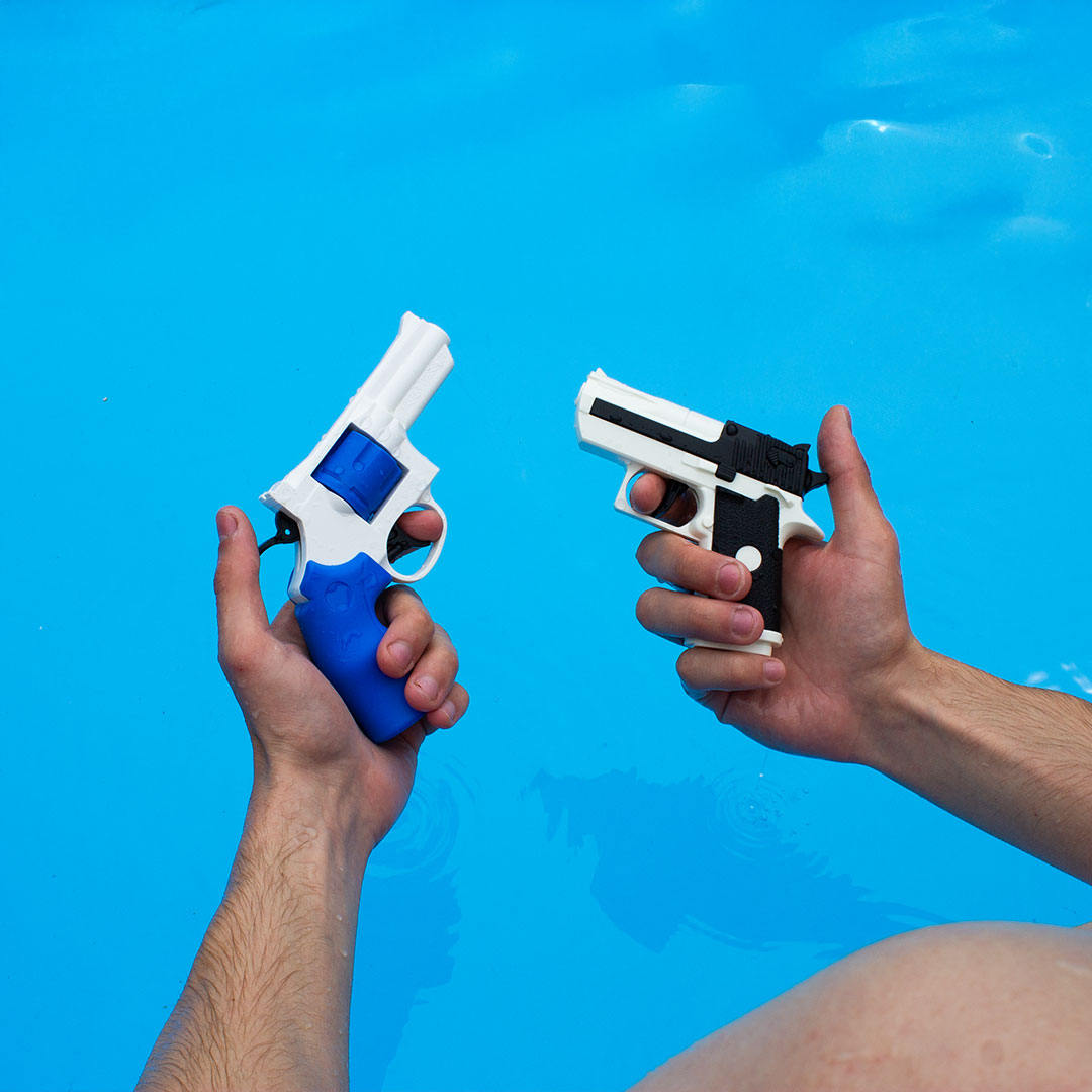 Wasserpistolen - 4er Set